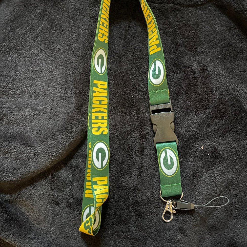 Green Bay Packers  Reversible Lanyard